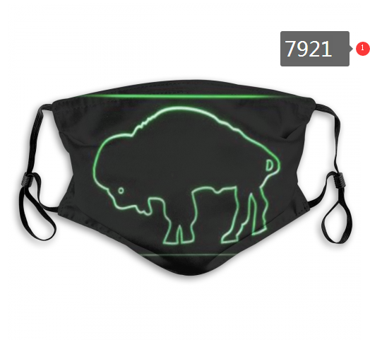 NFL 2020 Buffalo Bills #8 Dust mask with filter->nfl dust mask->Sports Accessory